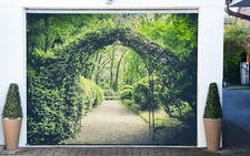 3D Leaf Arch N460 Garage Door