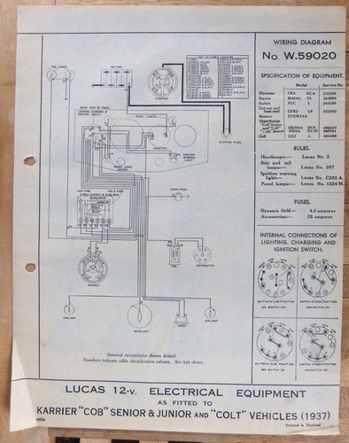 Original lucas commer karrier - lucas,