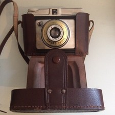 Ilford Sporti 1960 127 Film Compact Camera in Case Vintage Photography Germany