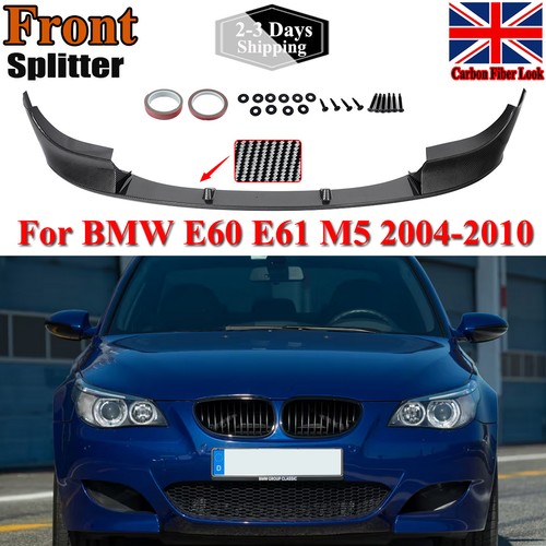 Carbon look front splitter - carbon,