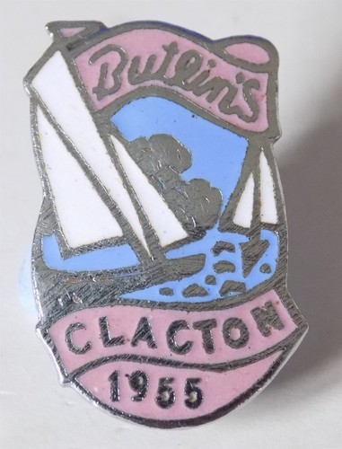 Butlins holiday camp badge - butlins,