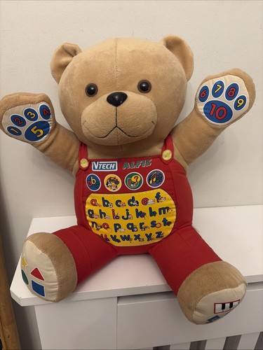 Vintage vtech alfie bear large - vintage,