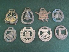8 Pattingham Bells Run Cross Country Race Medals Brass Horse Brasses - 1992 2001