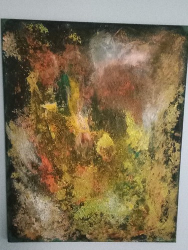 Abstract acrylic paintings - , on
