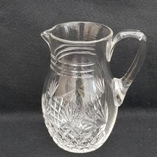 beautiful Vintage Cut Glass Crystal table WATER JUG