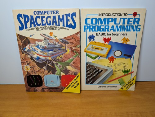 Vintage usborne computer books - vintage,