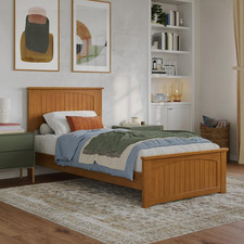Naples Twin XL Solid Wood Low