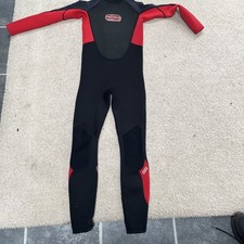 Gul Neo FLX Contour Kids Unisex Black/Red Full Length Wetsuit 13 Years