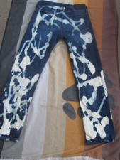 VO  MENS HIDDEN REAR ZIP SKINHEAD BLEACHERS JEANS   FETISH   32" WAIST