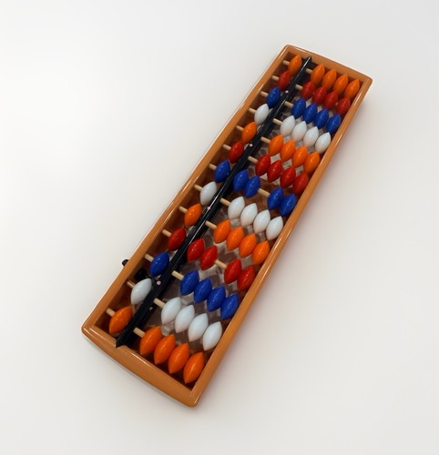 Rod soroban abacus - 13, beads