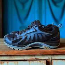 Merrell Siren Edge 3 Walking Shoes UK 7 J034432 Black Bluestone Vibram