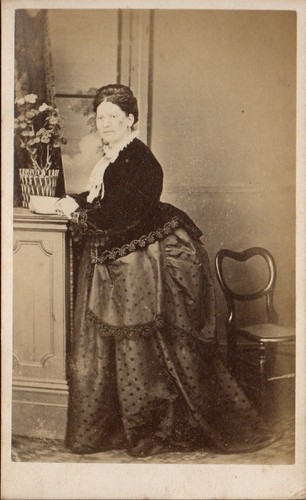 Burrows cornwall cdv lady - cdv,