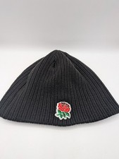England Rugby Black Beanie Hat