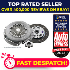 Clutch Kit 3pc (Cover+Plate+Releaser) fits RENAULT CLIO Mk2 1.4 99 to 08 Quality