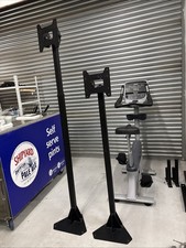 heavy duty metal height adjustable television tv stand display