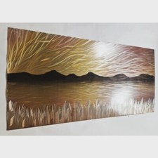 Modern abstract metal wall