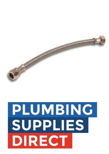 Flexible tap connector 15mm - flexible,