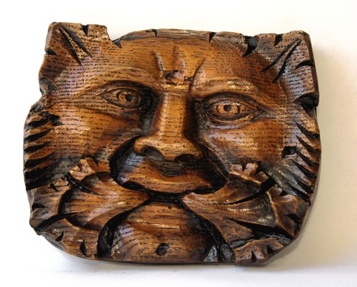 Green man reproduction - man,