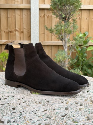 Church brown suede chelsea - brown,