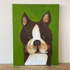 Dog Portrait Painting On