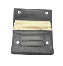 Genuine Soft Black Leather