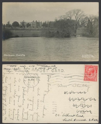 Chilham castle across - across, lake