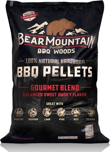 Bbq hardwood pellets gourmet - bbq, pellets,
