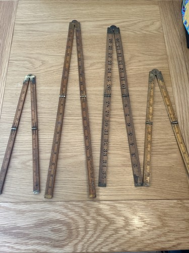Vintage wooden rulers - 4,