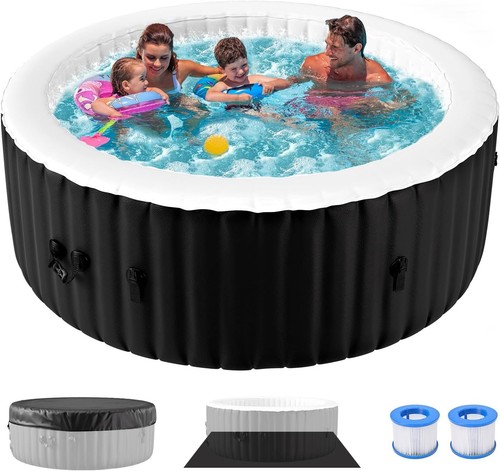 Inflatable hot tub person - tub, 4