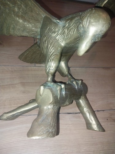 Brass eagle very large - brass, 63cm