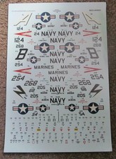 US Navy T-45A Goshawks Decals 1:48 Scale Aviation Workshop / Model Alliance