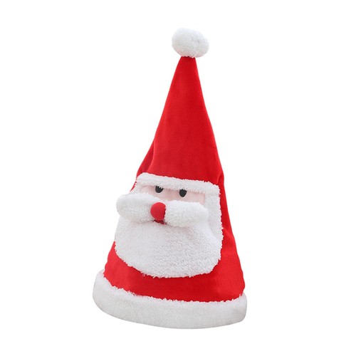 Santa hat singing - and, dancing