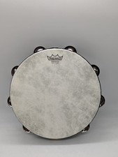 Remo TA-5210-70 tambourine 10" double-row 8 jingle pairs fiberskyn