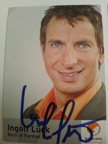 Ingolf lück autographed - lück,