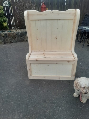 Monks bench storage - bench, seat