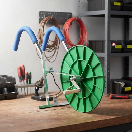 Hand crank hose - hose, reel