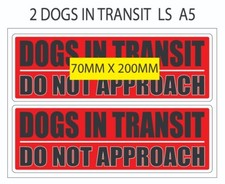 2 X Dogs in Transit stickers