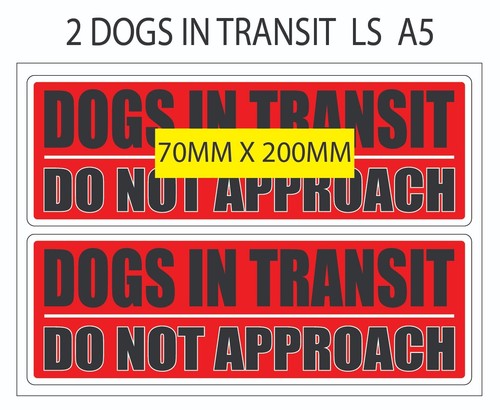 Dogs transit stickers - 2,