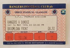 GLASGOW RANGERS V DUNDEE