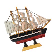 Sailing Model Ornament Wooden
