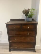Antique Edwardian Waring & Gillow Oak Dresser / Chest of Drawers / Commode
