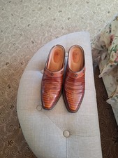 ariat Desert Star Mules Cognac