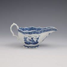 Rare Bow Porcelain Blue &