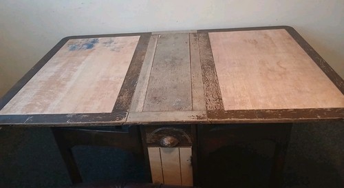 Vintage 1930s oak gateleg drop - 1930s,