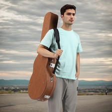 Ktaxon Wooden Guitar Case Fits