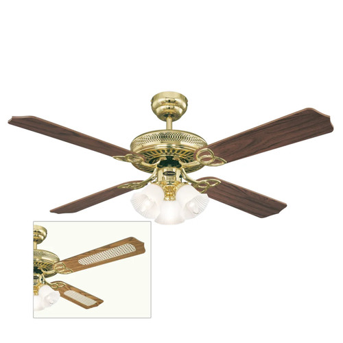 Ceiling fan brass - ceiling,