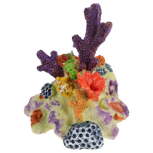 Durable resin coral ornament - durable,