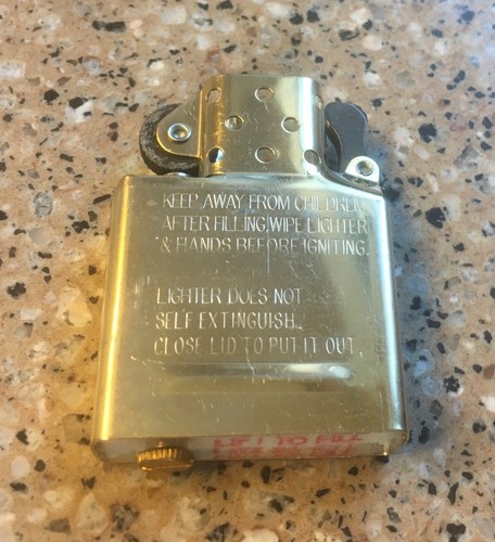 New zippo brass - lighter, insert