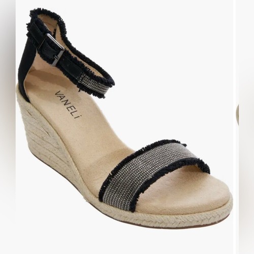 Vaneli stylish tan and black - and,