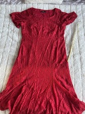 Joanna Hope Red Lace Dress